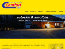 Tablet Screenshot of comfortcar.sk